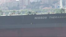 İstanbul boğazında gemi trafiğine kapatıldı