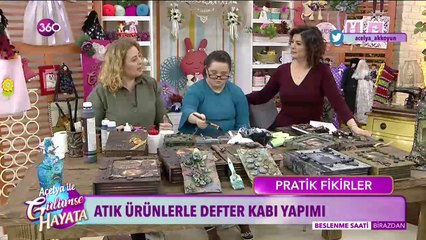 Atık ürünlerden defter yapımı
