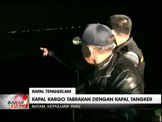 Kapal Kargo Asing Tabrakan dengan Kapal Tangker, 6 Orang Hilang