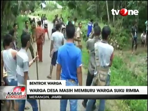 Pascabentrokan, Warga Desa Masih Memburu Suku Anak Rimba