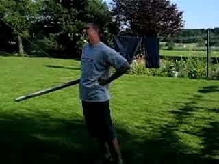 Après travail armure, ptit entraînement.