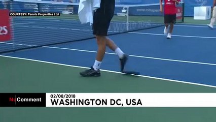 Τένις: Ξεκόλλησε το παπούτσι του Νόουα Ρούμπιν!