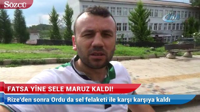 Fatsa yine sele maruz kaldı!