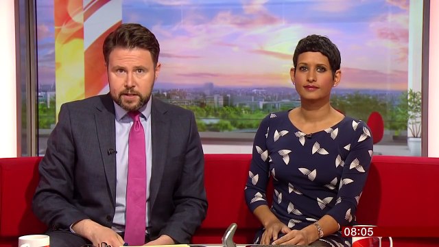 Syria air strikes- Footage showed missiles being launched - BBC News