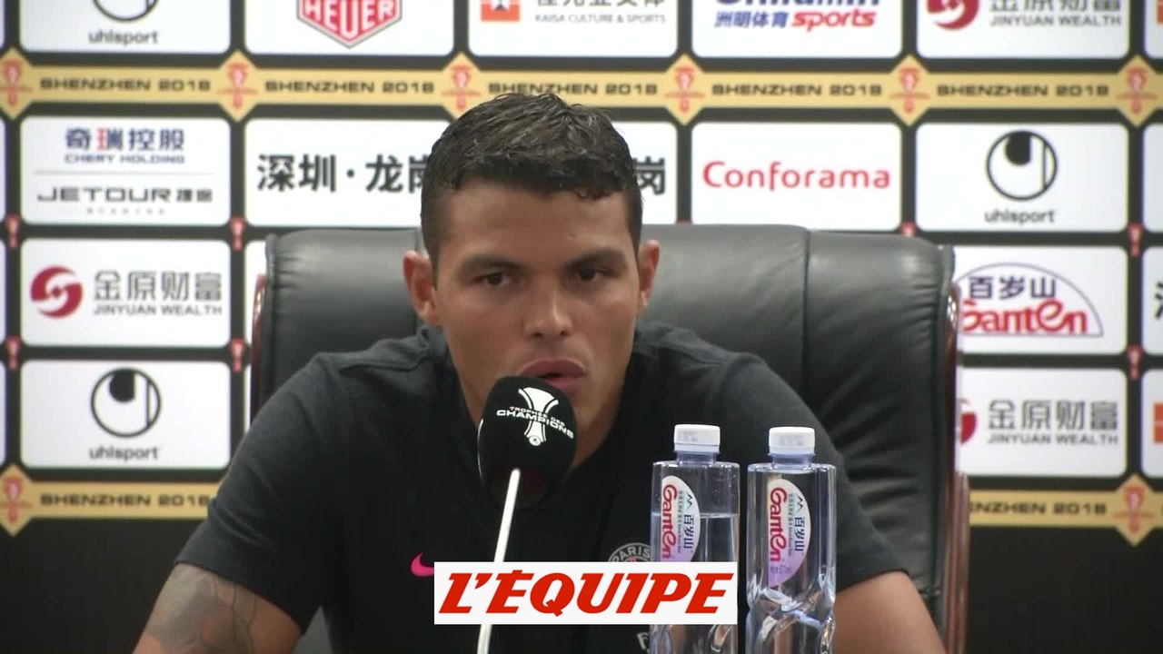 Thiago Silva «Pas prêt physiquement mais mentalement fort» - Foot - Trophée des Champions - PSG