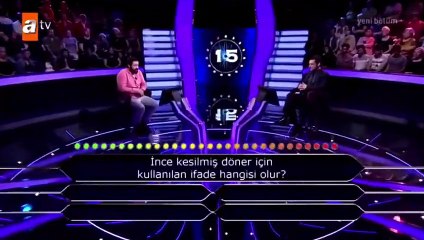 Kim Milyoner Olmak İster'de Mutfağa İlgisi Olduğunu Söyleyip Yemekle İlgili Çıkan İlk Soruda Elenen Yarışmacı