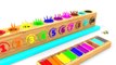Learn colours numbers with Color Pencils Numbers Pencils in wooden box | Learn Number for