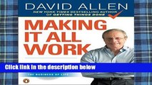 Best seller  Making It All Work: Winning at the Game of Work and the Business of Life  Full