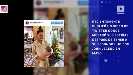 Chrissy Teigen habla con honestidad sobre su 'cuerpo de mamá'