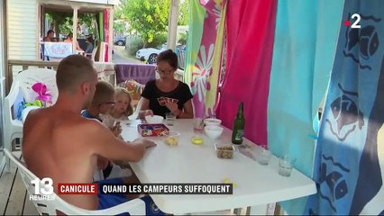 Canicule : quand les campeurs suffoquent