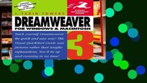 Get Ebooks Trial Dreamweaver 3 for Windows and Macintosh: Visual QuickStart Guide (Visual