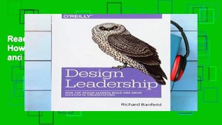 Reading Online Design Leadership: How Top Design Leaders Build and Grow Successful Organizations