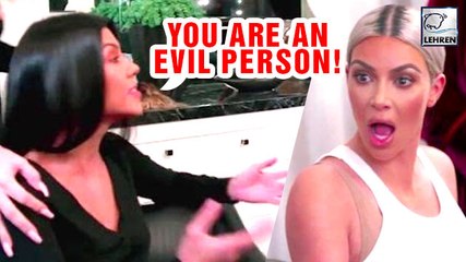 Kourtney Kardashian Called Her Sister Kim 'EVIL' After A Photoshoot Fallout