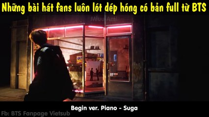 Những bản nhạc không chính thức gây điên đảo người hâm mộ của BTS