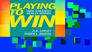 Best seller  Playing to Win: How Strategy Really Works  Full
