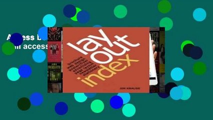 Access books Layout Index Full access