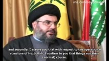 Hezbollah at War (4): Where is Hassan Nasrallah “Hiding” (July 21, 2006 – 1/3)