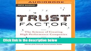 D0wnload Online Trust Factor: The Science of Creating High-performance Companies For Kindle