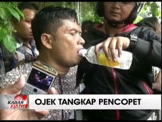 Pengendara Ojek Online Gagalkan Aksi Pencopetan