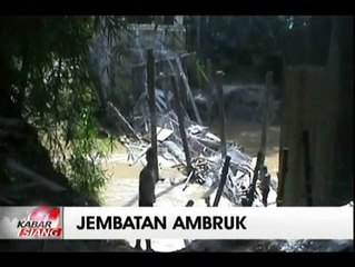 7 Pekerja Terluka Akibat Jembatan Ambruk
