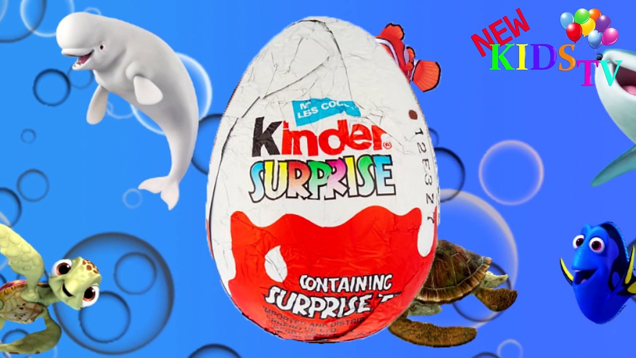 FINDING DORY new Kinder Surprise Eggs Nemo Dory Destiny New Kids TV