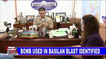 Bomb used in Basilan blast identified