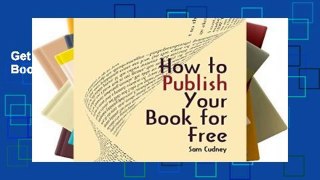 Get Trial How to Publish Your Book For Free For Kindle