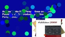 Access books New Perspectives on Microsoft Publisher 2000: Introductory Edition (New Perspectives