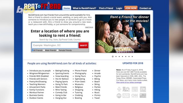 Need A Friend? You Can Now Pay For One With 'Rent A Friend'