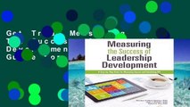 Get Trial Measuring The Success of Leadership Development: A Step-by-Step Guide for Measuring
