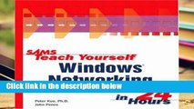 Access books Sams Teach Yourself Windows Networking in 24 Hours For Ipad