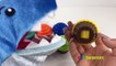 Learn COLORS And SHAPES With PET SHARK ATTACK, Shark Eats Cupcakes From Food Playset Toys