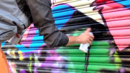 USA, part 1. New York and painting graffiti at legendary spot 5pointz