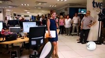 El primer discurso de Begoña Alegría a la redacción de informativos de TVE