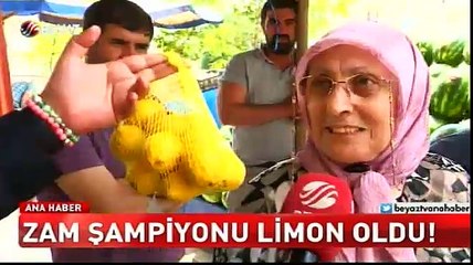Temmuz ayının zam şampiyonu limon oldu