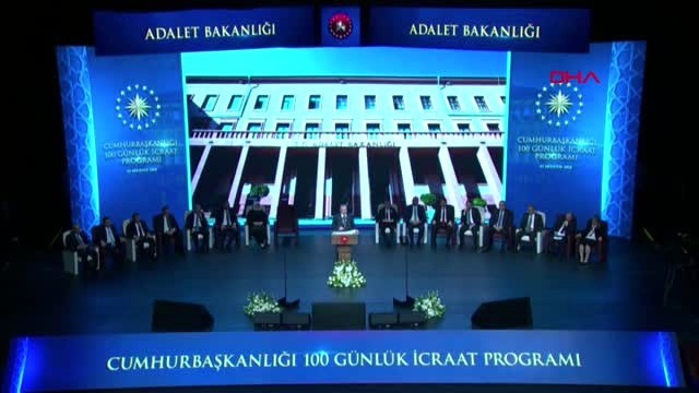Cumhurbaşkanı Erdoğan 100 Günlük Eylem Planı Tanıtım Toplantısında Konuştu -3