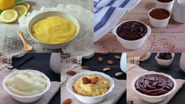 COMPILATION CON 5 RICETTE DI CREME PER DOLCI - Ricetta Facile Fatto in Casa da Benedetta