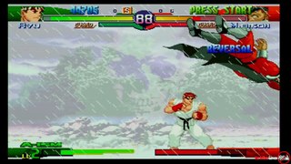 Street Fighter Alpha 3 Ryu Final Boss M. Bison