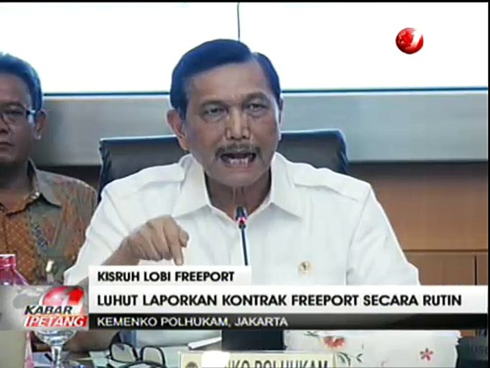 Skandal Freeport, Luhut Tunjukkan Salah Saya di Mana