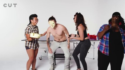 Couples Play Fear Pong (Mattie & Nanta vs. Hannah & Alex) | Fear Pong | Cut