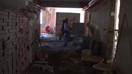 Çukurca Kaymakamı Ayca Onarımı Devam Eden Öğretmenevindeki Çalışmaları İnceledi