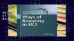 Get Ebooks Trial Ways of Knowing in HCI P-DF Reading