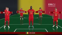 LINEUPS – BELGIUM v ENGLAND - MATCH 63 @ 2018 FIFA World Cup™ - synthetic sports