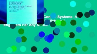 Best E-book Feedback Control Systems: A Fast-Track Guide for Scientists and Engineers For Any device
