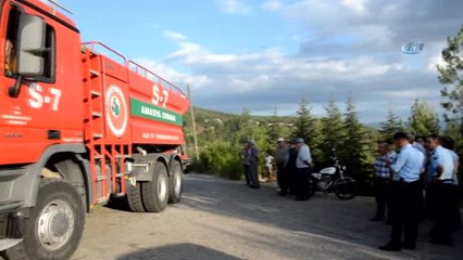 Tokat'ta Mezarlıkta Çıkan Yangın Güçlükle Söndürüldü