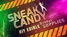 How to Sneak Candy in Class! School Pranks and 15 DIY Edible School Supplies!