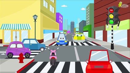Traffic Lights Song | Vehicles Song | Red Light what do you say