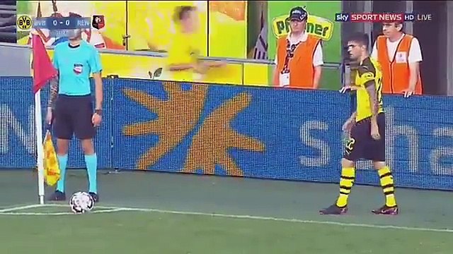 Łukasz Piszczek Goal - Borussia Dortmund vs Rennes 1-0 03/08/2018