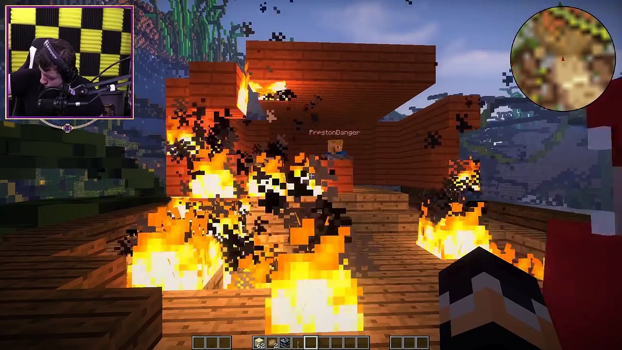 Minecraft Do Not Laugh | MAKE AN OLD LADY SWEAR?! (SkyDoesMinecraft Do Not Laugh Challenge