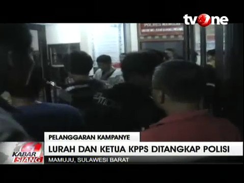 Jual Beli Undangan Memilih, Lurah dan Ketua KPPS Ditangkap Polisi